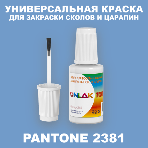 PANTONE 2381 C КРАСКА ДЛЯ СКОЛОВ, флакон с кисточкой