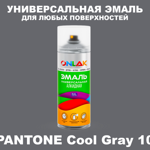 Аэрозольная краска ONLAK, цвет PANTONE Cool Gray 10 C, спрей 520мл