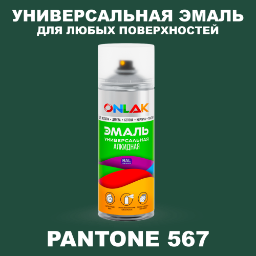 Аэрозольная краска ONLAK, цвет PANTONE 567 C, спрей 520мл