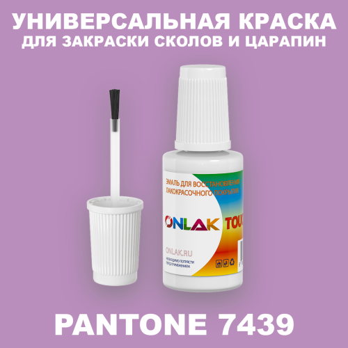 PANTONE 7439 C КРАСКА ДЛЯ СКОЛОВ, флакон с кисточкой