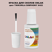 TIKKURILA SYMPHONY X422 КРАСКА ДЛЯ СКОЛОВ, флакон с кисточкой