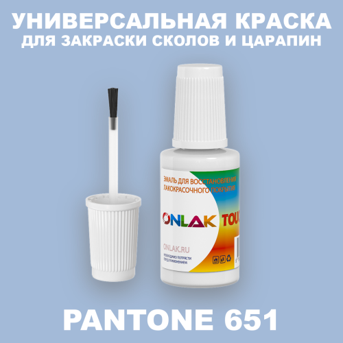 PANTONE 651 C КРАСКА ДЛЯ СКОЛОВ, флакон с кисточкой