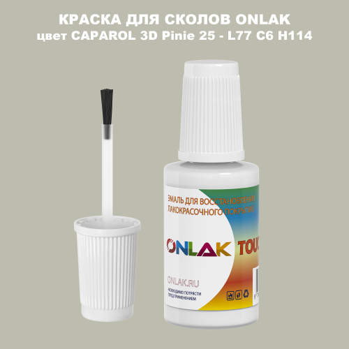 CAPAROL 3D Pinie 25 КРАСКА ДЛЯ СКОЛОВ, флакон с кисточкой