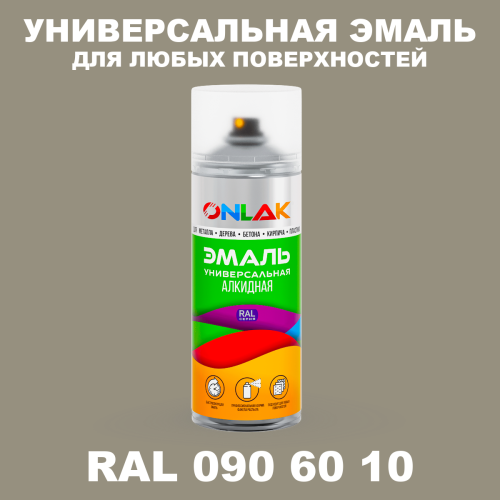 Аэрозольная краска, цвет RAL Design 906010, спрей 520мл