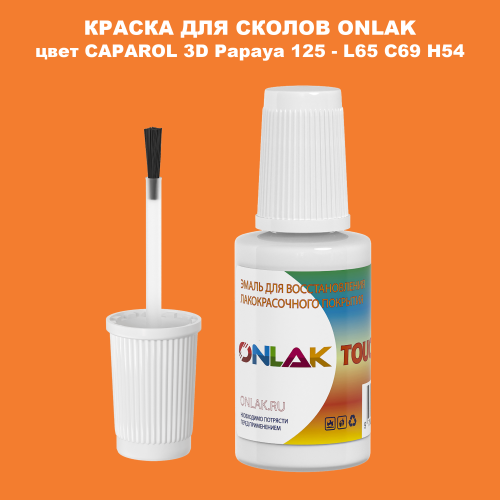 CAPAROL 3D L65 C69 H54 КРАСКА ДЛЯ СКОЛОВ, флакон с кисточкой