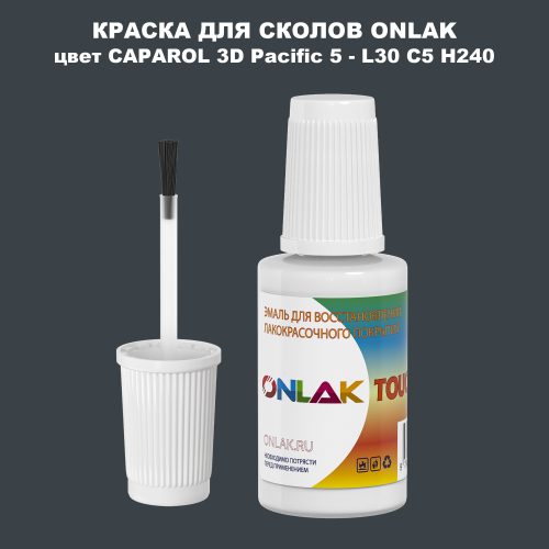 CAPAROL 3D Pacific 5 КРАСКА ДЛЯ СКОЛОВ, флакон с кисточкой