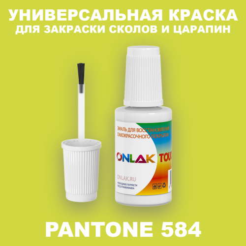 PANTONE 584 C КРАСКА ДЛЯ СКОЛОВ, флакон с кисточкой