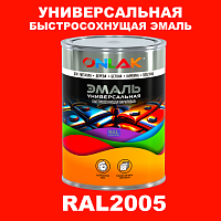 Универсальная быстросохнущая эмаль ONLAK, цвет RAL2005, в комплекте с растворителем