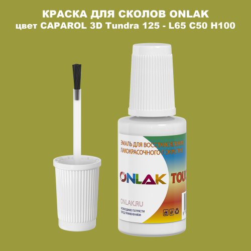 CAPAROL 3D Tundra 125 КРАСКА ДЛЯ СКОЛОВ, флакон с кисточкой