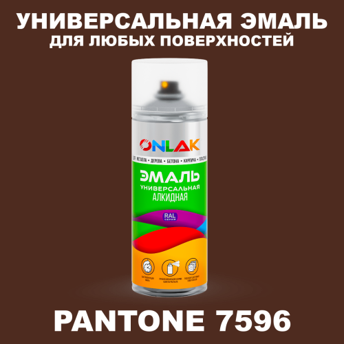 Аэрозольная краска ONLAK, цвет PANTONE 7596 C, спрей 520мл