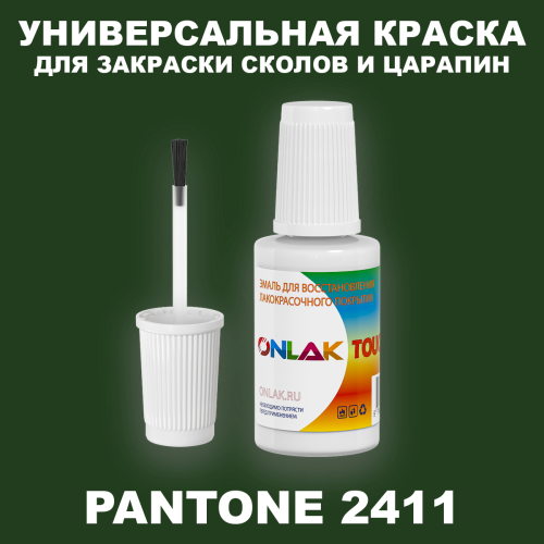 PANTONE 2411 C КРАСКА ДЛЯ СКОЛОВ, флакон с кисточкой