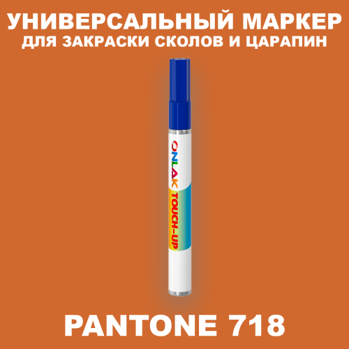 PANTONE 718 C МАРКЕР С КРАСКОЙ