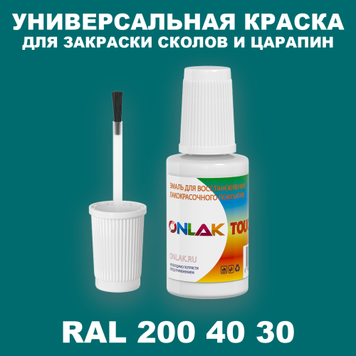 RAL DESIGN 2004030 КРАСКА ДЛЯ СКОЛОВ, флакон с кисточкой