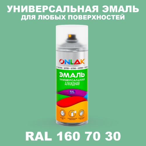 Аэрозольная краска, цвет RAL Design 1607030, спрей 520мл