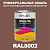 Универсальная быстросохнущая эмаль ONLAK, цвет RAL8002, 1кг в комплекте с растворителем, матовая