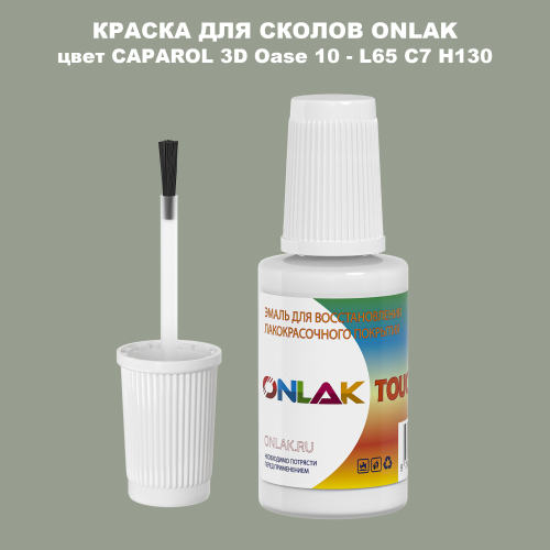 CAPAROL 3D Oase 10 КРАСКА ДЛЯ СКОЛОВ, флакон с кисточкой