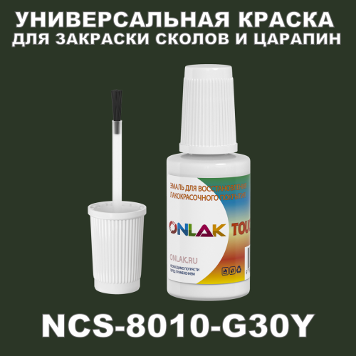 NCS 8010-G30Y КРАСКА ДЛЯ СКОЛОВ, флакон с кисточкой