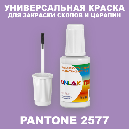 PANTONE 2577 C КРАСКА ДЛЯ СКОЛОВ, флакон с кисточкой