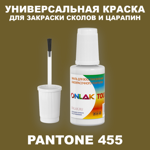 PANTONE 455 C КРАСКА ДЛЯ СКОЛОВ, флакон с кисточкой