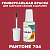 PANTONE 704 C КРАСКА ДЛЯ СКОЛОВ, матовая, флакон 20мл с кисточкой