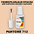 PANTONE 712 C КРАСКА ДЛЯ СКОЛОВ, флакон с кисточкой