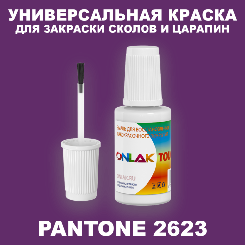 PANTONE 2623 C КРАСКА ДЛЯ СКОЛОВ, флакон с кисточкой