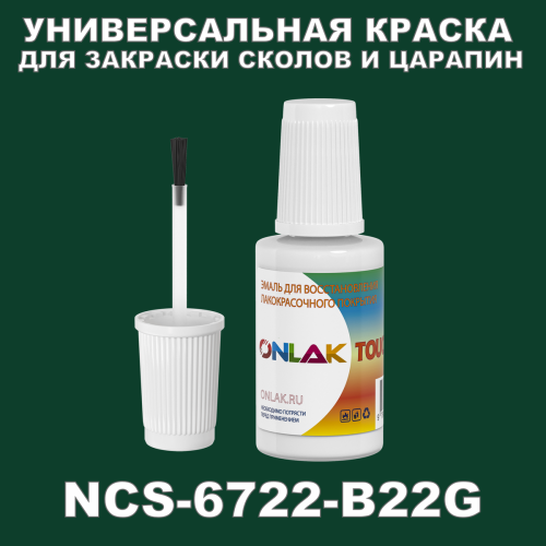 NCS 6722-B22G КРАСКА ДЛЯ СКОЛОВ, флакон с кисточкой