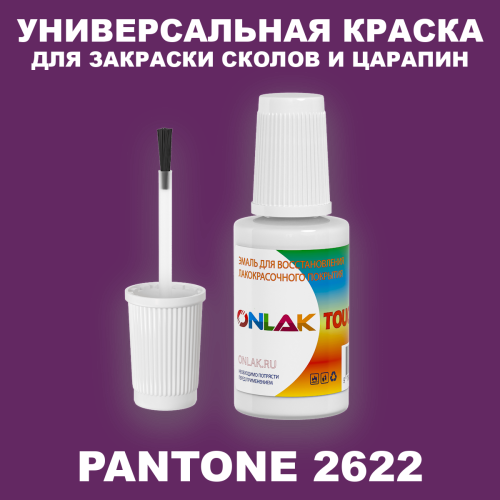 PANTONE 2622 C КРАСКА ДЛЯ СКОЛОВ, флакон с кисточкой
