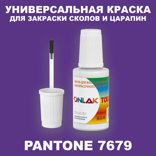 PANTONE 7679 C КРАСКА ДЛЯ СКОЛОВ, флакон с кисточкой