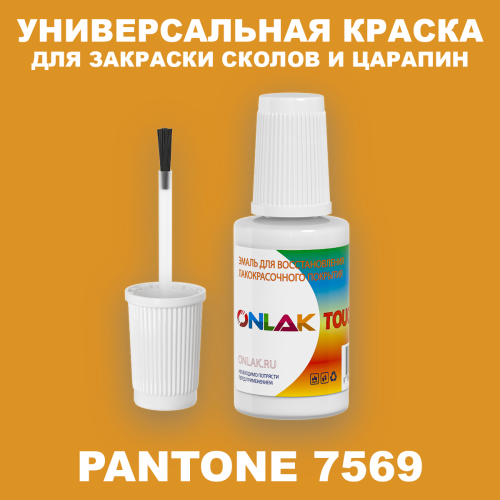 PANTONE 7569 C КРАСКА ДЛЯ СКОЛОВ, флакон с кисточкой