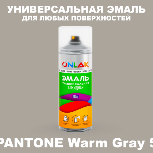 Аэрозольная краска ONLAK, цвет PANTONE Warm Gray 5 C, спрей 520мл