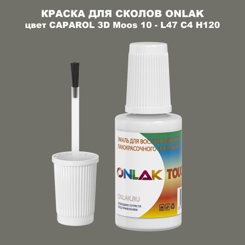 CAPAROL 3D Moos 10 КРАСКА ДЛЯ СКОЛОВ, флакон с кисточкой