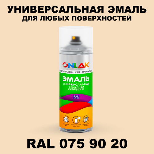 Аэрозольная краска, цвет RAL Design 759020, спрей 520мл