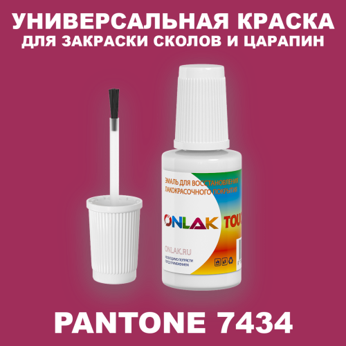 PANTONE 7434 C КРАСКА ДЛЯ СКОЛОВ, флакон с кисточкой