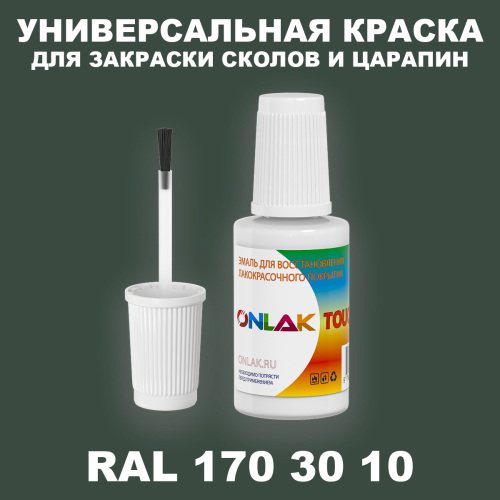 RAL DESIGN 1703010 КРАСКА ДЛЯ СКОЛОВ, флакон с кисточкой