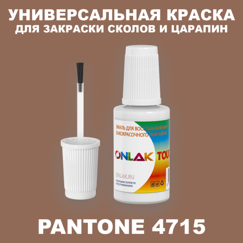 PANTONE 4715 C КРАСКА ДЛЯ СКОЛОВ, флакон с кисточкой