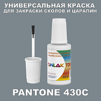 PANTONE 430C КРАСКА ДЛЯ СКОЛОВ, флакон с кисточкой