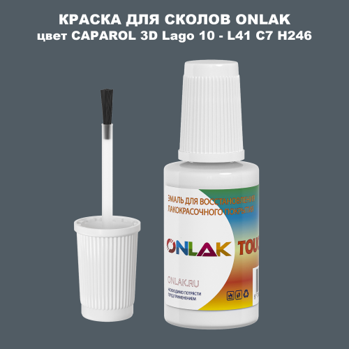CAPAROL 3D L41 C7 H246 КРАСКА ДЛЯ СКОЛОВ, флакон с кисточкой