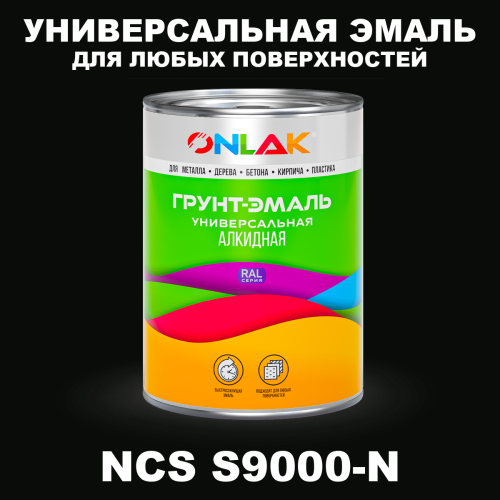 Краска цвет NCS S9000-N