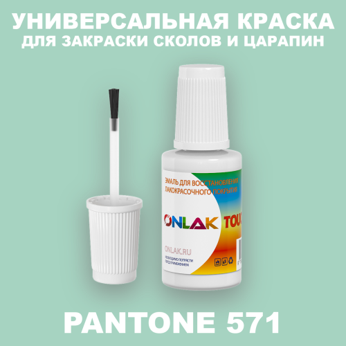 PANTONE 571 C КРАСКА ДЛЯ СКОЛОВ, флакон с кисточкой