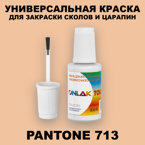 PANTONE 713 C КРАСКА ДЛЯ СКОЛОВ, флакон с кисточкой