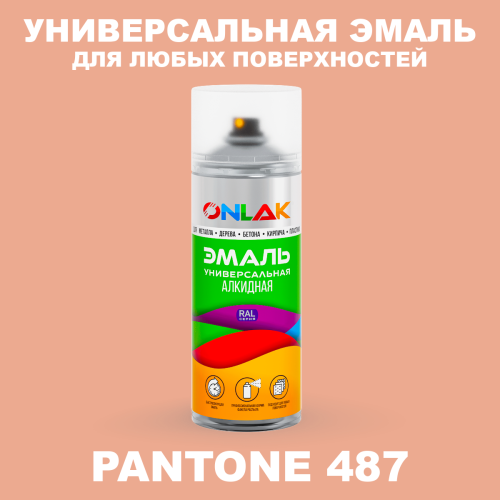 Аэрозольная краска ONLAK, цвет PANTONE 487 C, спрей 520мл