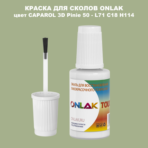 CAPAROL 3D Pinie 50 КРАСКА ДЛЯ СКОЛОВ, флакон с кисточкой