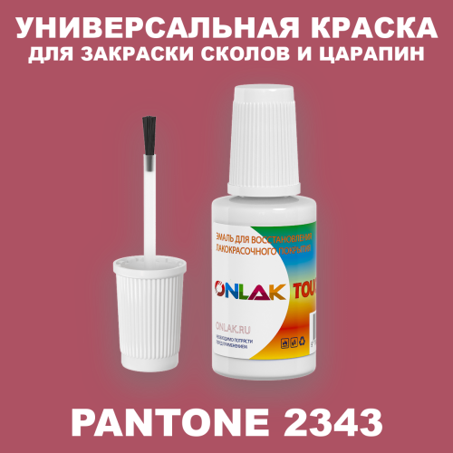 PANTONE 2343 C КРАСКА ДЛЯ СКОЛОВ, флакон с кисточкой