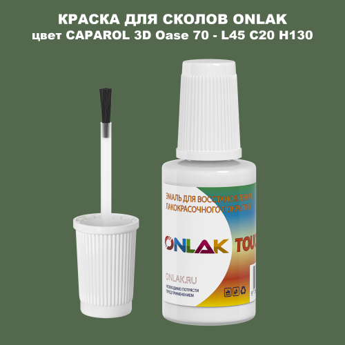 CAPAROL 3D Oase 70 КРАСКА ДЛЯ СКОЛОВ, флакон с кисточкой