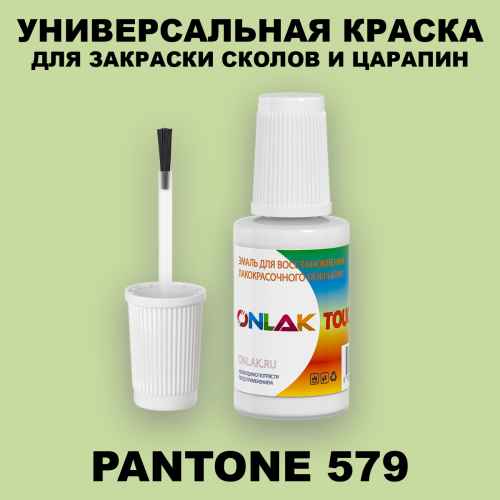 PANTONE 579 C КРАСКА ДЛЯ СКОЛОВ, флакон с кисточкой