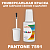 PANTONE 7591 C КРАСКА ДЛЯ СКОЛОВ, полуматовая, флакон 20мл с кисточкой