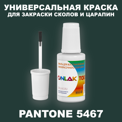 PANTONE 5467 C КРАСКА ДЛЯ СКОЛОВ, флакон с кисточкой