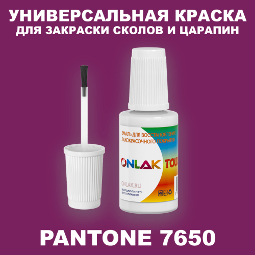PANTONE 7650 C КРАСКА ДЛЯ СКОЛОВ, флакон с кисточкой