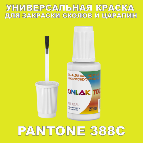 PANTONE 388C КРАСКА ДЛЯ СКОЛОВ, флакон с кисточкой